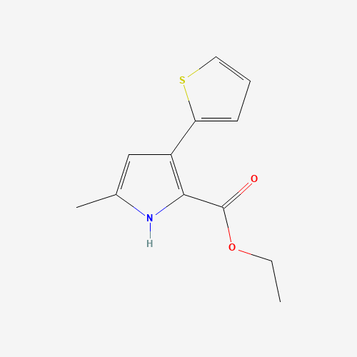 Ethyl 5-methyl-3-(thiophen-2-yl)-1H-pyrrole-2-carboxylate