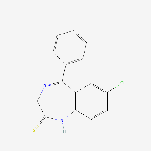 7-Chloro-5-phenyl-1H-benzo[e][1，4]diazepine-2(3H)-thione