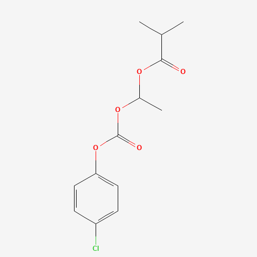 1-(((4-Chlorophenoxy)carbonyl)oxy)ethyl isobutyrate