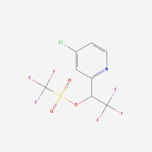 1-(4-Chloropyridin-2-yl)-2，2，2-trifluoroethyl trifluoromethanesulfonate