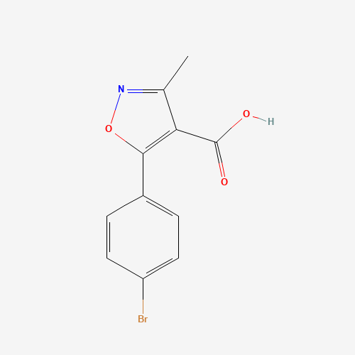 5-(4-Bromophenyl)-3-methylisoxazole-4-carboxylic acid