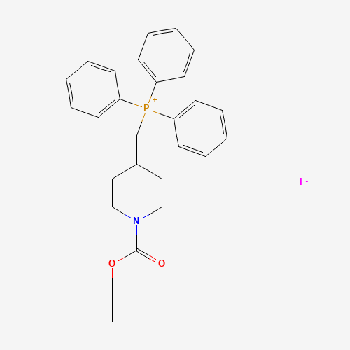 ((1-(tert-Butoxycarbonyl)piperidin-4-yl)methyl)triphenylphosphonium iodide