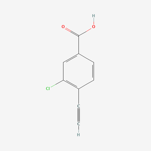 3-Chloro-4-ethynylbenzoic acid