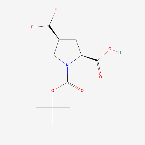 (2S，4S)-1-(tert-Butoxycarbonyl)-4-(difluoromethyl)pyrrolidine-2-carboxylic acid