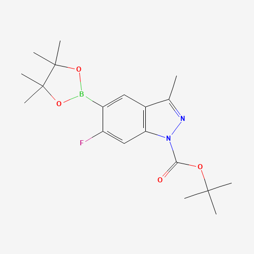 6-氟-3-甲基-5-(4，4，5，5-四甲基-1，3，2-二氧杂硼杂环戊烷-2-基)-1H-吲唑-1-羧酸叔丁酯