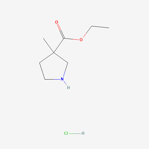 ethyl 3-methylpyrrolidine-3-carboxylate hydrochloride