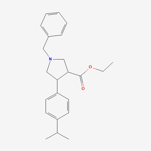 ethyl trans-1-benzyl-4-(4-isopropylphenyl)pyrrolidine-3-carboxylate