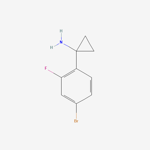 1-(4-bromo-2-fluorophenyl)cyclopropan-1-amine hydrochloride